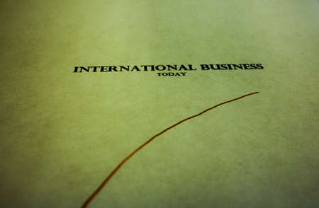 International business, grungyの写真素材