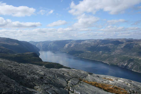 The Lysefjord in Norway