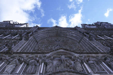 Gothic Nidarosdomen of Trondheim, Norwayの写真素材