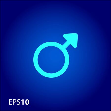 Male symbol icon for web and mobileのイラスト素材