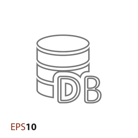Data base icon for webのイラスト素材