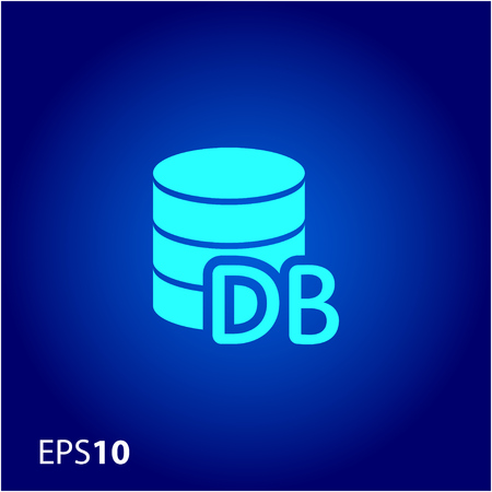 Data base icon for webのイラスト素材