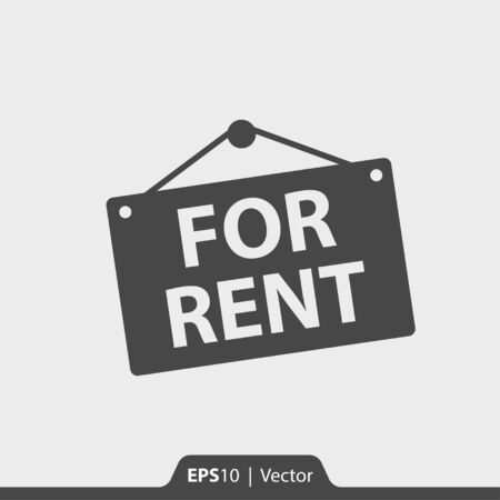 For rent label vector icon for webのイラスト素材