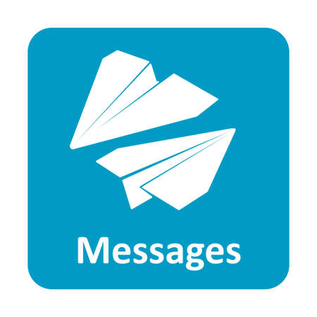 Paper plane model vector icon for web and printのイラスト素材