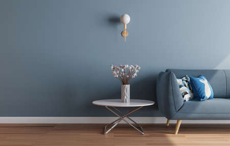 Mockup wall with armchair in living room with a gray wall

modern living room with sofa. scandinavian interior design furniture

sofa chair and plants with gray wall. copy space. 3D rendering.の写真素材