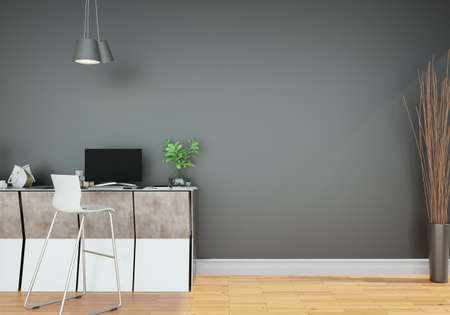 minimal interior style poster Mock up the living room wall with modern sofa and decorations in the...
