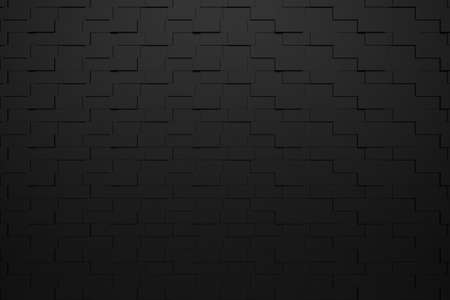 Black abstract background, Grunge surface,Modern shape concept, 3d Rendering.