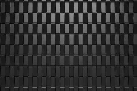 Black abstract background, Grunge surface,Modern shape concept, 3d Rendering.の写真素材