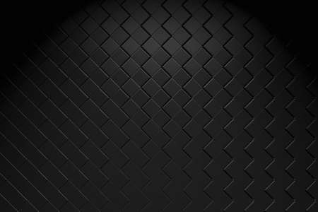 Black abstract background, Grunge surface,Modern shape concept, 3d Rendering.の写真素材