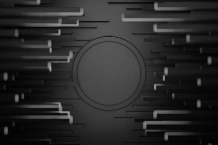 copy space circle background. Cosmetics or beauty product promotion mockup. Natural rough silver...