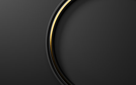 Copy space circle background. Cosmetics or beauty product promotion mockup. Natural rough silver grey, step pedestal. Trendy minimalist banner, 3D rendering.の写真素材