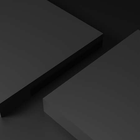 Copy space square background. Cosmetics or beauty product promotion mockup. Natural rough silver...