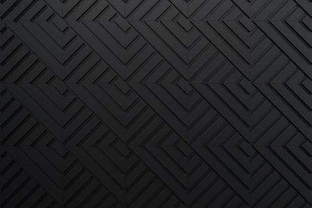 Black abstract background, Grunge surface,Modern shape concept, 3d Rendering.