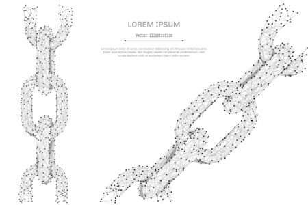 Abstract mash line and point Cloud of dialogue on white background with an inscription. Starry sky or space, consisting of stars and the universe. business illustration.のイラスト素材