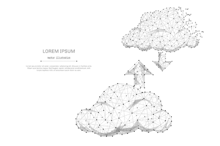 Clouds icon.のイラスト素材