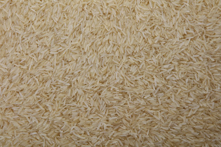 Organic brown rice texture backgroundの写真素材