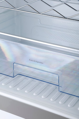 Closeup view of Place the fruit in the home refrigeratorの写真素材