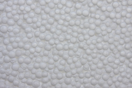 Close up of white foam bubbles texture. 
White foam texture. Abstract background and texture for design.の写真素材
