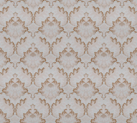 Seamless damask wallpaper pattern. classic pattern fabrics .Fabric or paper texture.の写真素材