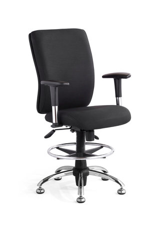 office chair isolated on white background. Modern business chair. Office furniture.の写真素材