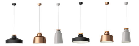 3d render Modern chandelier. isolated on backgroundの写真素材