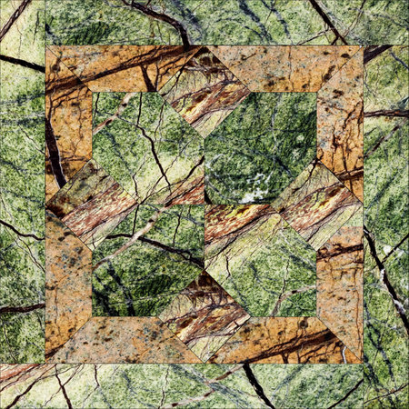 Tiles and flooring are a combination of different stones. Seamless textureの写真素材