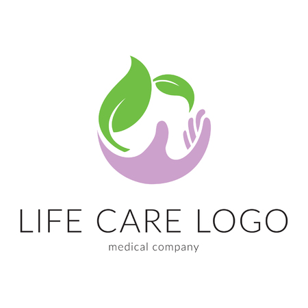 Life care logotypeのイラスト素材