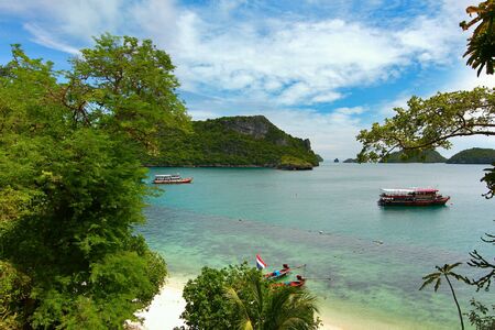 Paradise beach at koh samui ,thailandの素材