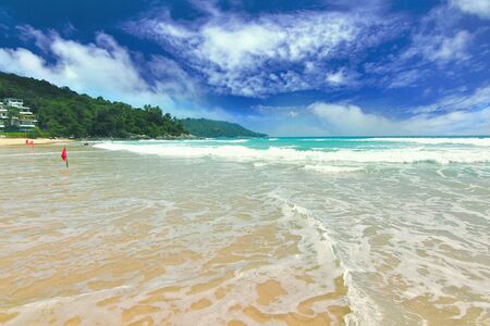 Paradise beach at kata beach ,phuket Thailandの素材