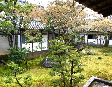 The beautiful japan garden in kyoto ,japanのeditorial素材