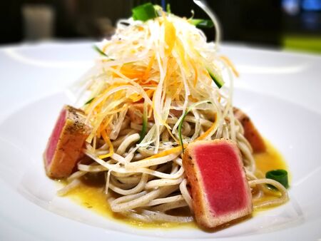 The yaki soba noodleの写真素材