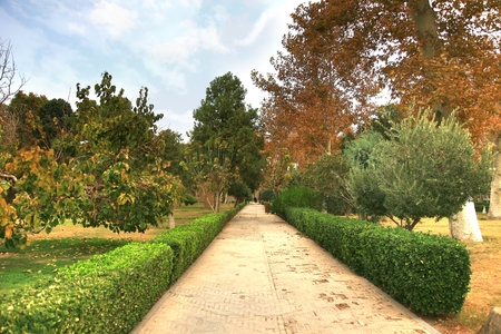 Tehran, Iran - November 6 ,2017 The Golestan Palace in tehran , Iran is the royal Qajar complex at capital cityのeditorial素材