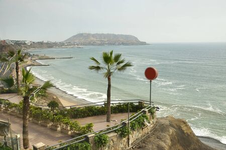 Miraflores district  is one of the most popular beaches in the middle of Lima's  Peru