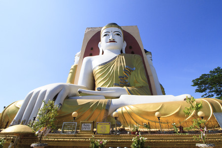 Buddha statue myanmarの写真素材
