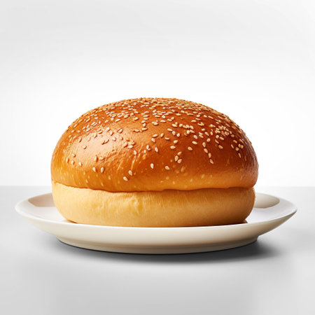 Beetroot Mousse in a ceramic bowl isolated on a white backgroundの写真素材