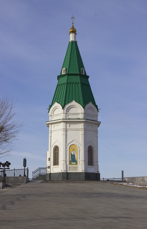 Chapel in Krasnoyarsk.のeditorial素材