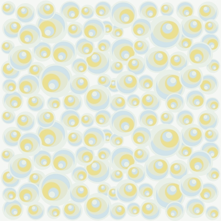 Stylized abstract background with dots and circles のイラスト素材