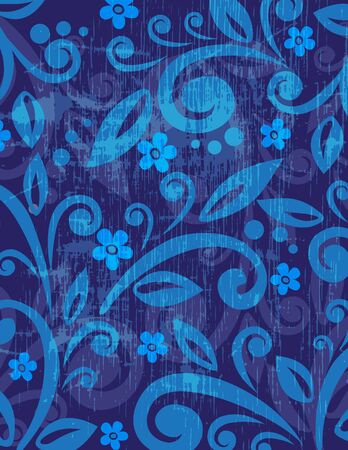 Seamless floral pattern vectorのイラスト素材