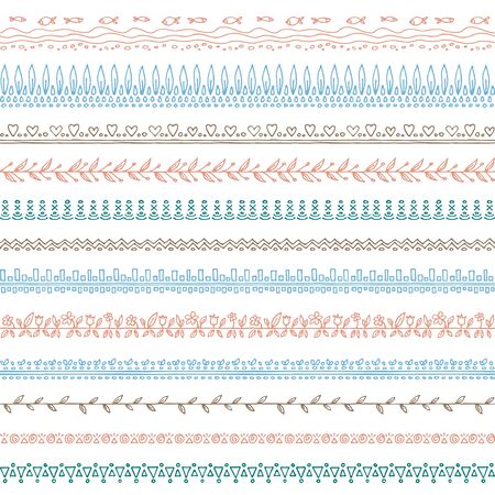Hand drawn seamless pattern. Design element for home decor,  branding, greeting cards, textile prints and so much more.のイラスト素材