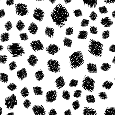 Abstract hand drawn  black line pattern for wallpapers.のイラスト素材