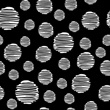Abstract hand drawn seamless pattern. Design element for styles or wallpapers.