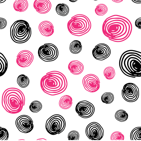 Abstract hand drawn seamless pattern. Design element for styles or wallpapers.のイラスト素材
