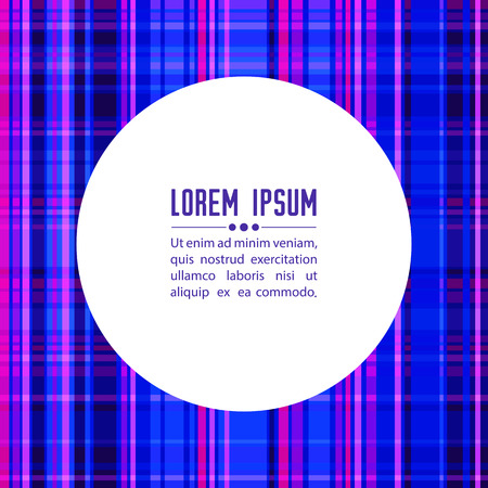 Abstract pattern with circle text frame. Design element for covers or greeting cards.のイラスト素材