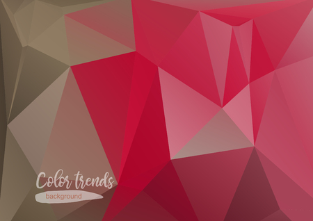 Abstract blue polygonal pattern with mosaic triangles. Design element for banners or wallpapers.のイラスト素材