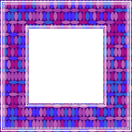 Abstract ultra violet border. Design element for photo frames. Trendy colors.のイラスト素材
