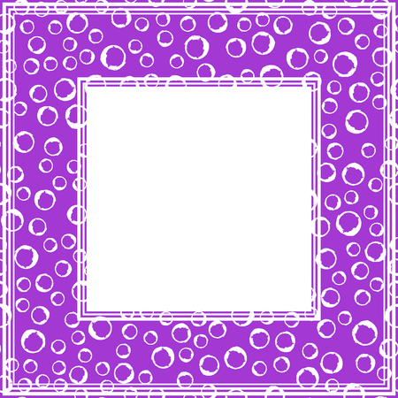 Frame with abstract hand background. Design element for photo frames and home decor.のイラスト素材