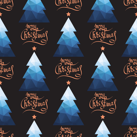 Seamless pattern with Christmas balls. New Year and Christmas illustration. Design element for fabric, wallpaper or gift wrap.のイラスト素材