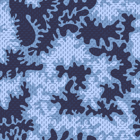 Trendy fashion camouflage seamless pattern. Clothing female style camo repeat print. Design element for fabric or wallpaper.のイラスト素材