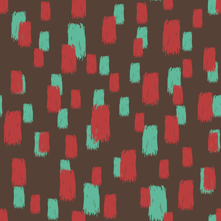 Abstract hand drawn seamless pattern. Design element for wrapping paper or fabric.のイラスト素材