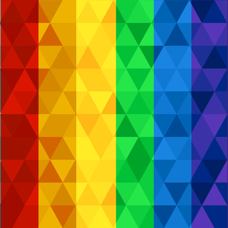 Rainbow flag. Gay pride symbol. LGBT community symbol.のイラスト素材